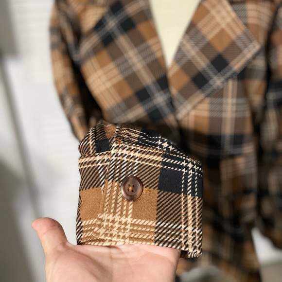 LOVE MAVEN WOMEN'S MEMORIES JACKET BROWN LIGHT FABRIC SIZE L - Picture 11 of 16